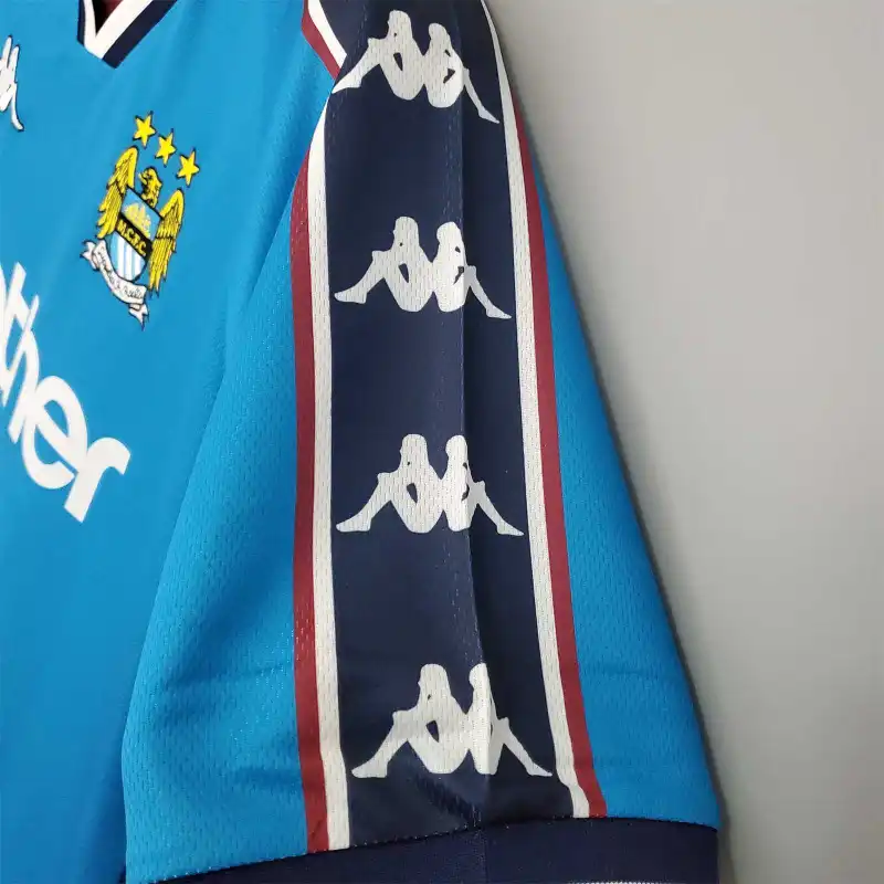 Manchester City 1997/99 Retro Home Jersey - Image 7