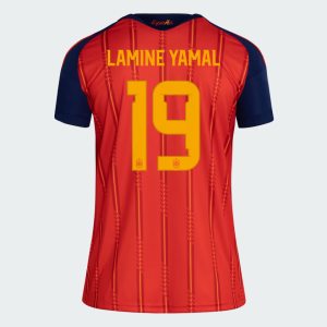 Spain 2026 Home Player Version Soccer Jersey - Lamine Yamal #19 World Cup 2026
