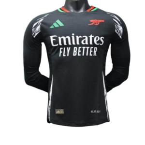 Arsenal Away Long Sleeve Jersey Player Version 2024-25