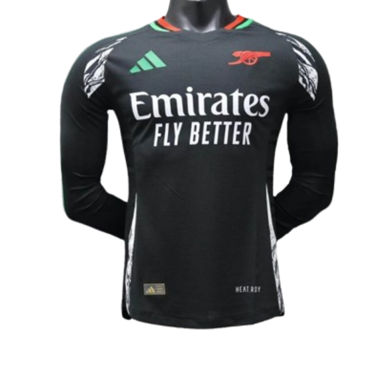 Arsenal Away Long Sleeve Jersey Player Version 2024-25