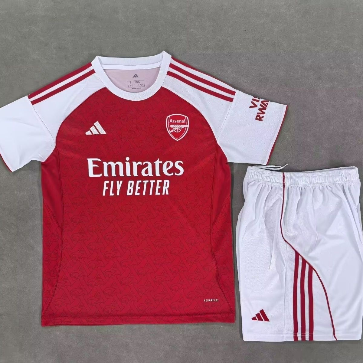 Kids Arsenal Custom Home Soccer Kits 2025-26 - Image 3
