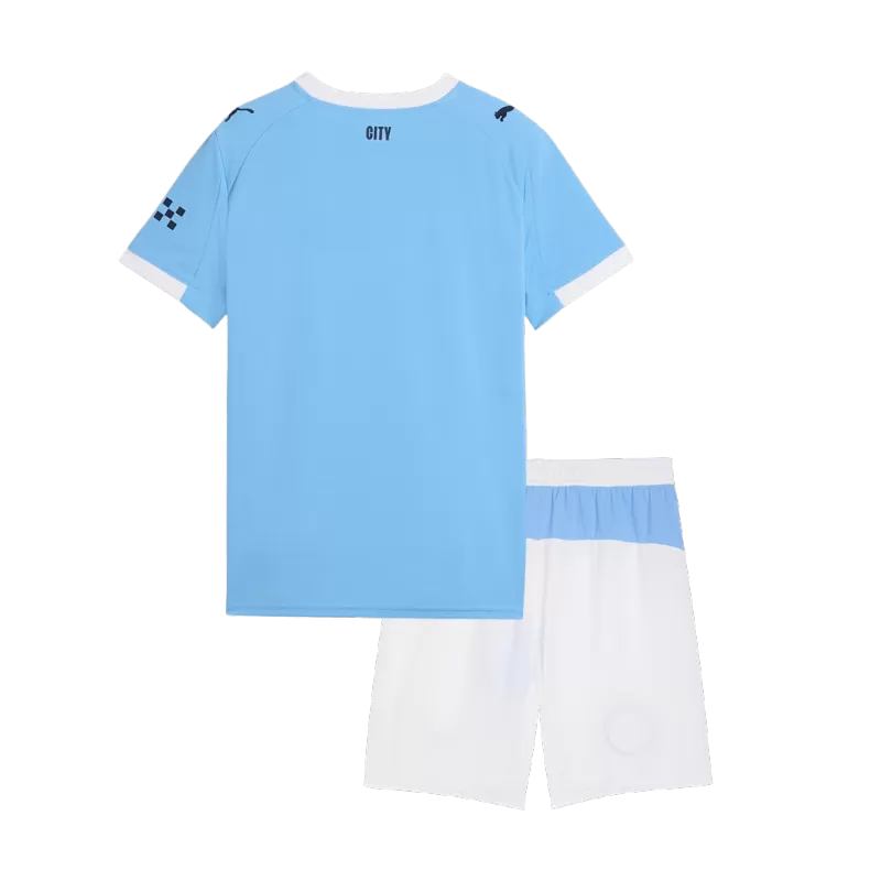 Manchester City Home Kids Soccer Jerseys Kit 2025-26 - Image 2