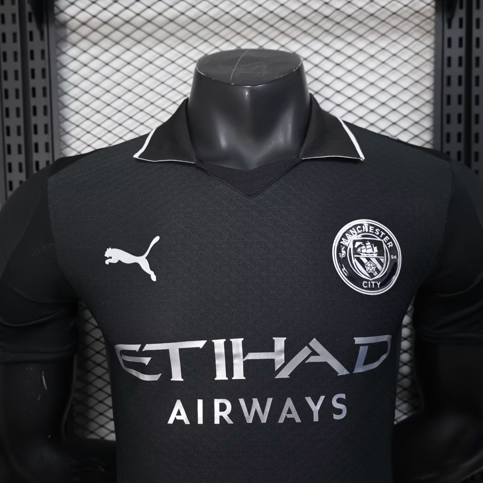 Manchester City Black 3th Away Football Shirt 2025/2026 Player Version - Image 3