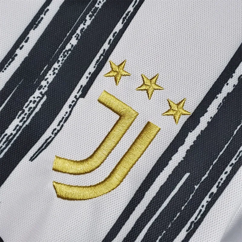 20-21 Juventus Home Soccer Retro Jerseys Shirt - Image 5