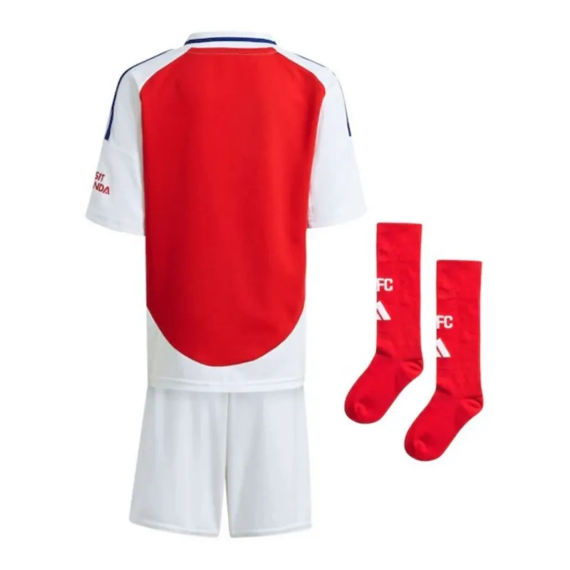 Kids Arsenal Home Jersey Kits(Jersey+Shorts+Socks) 2024-25 - Image 2