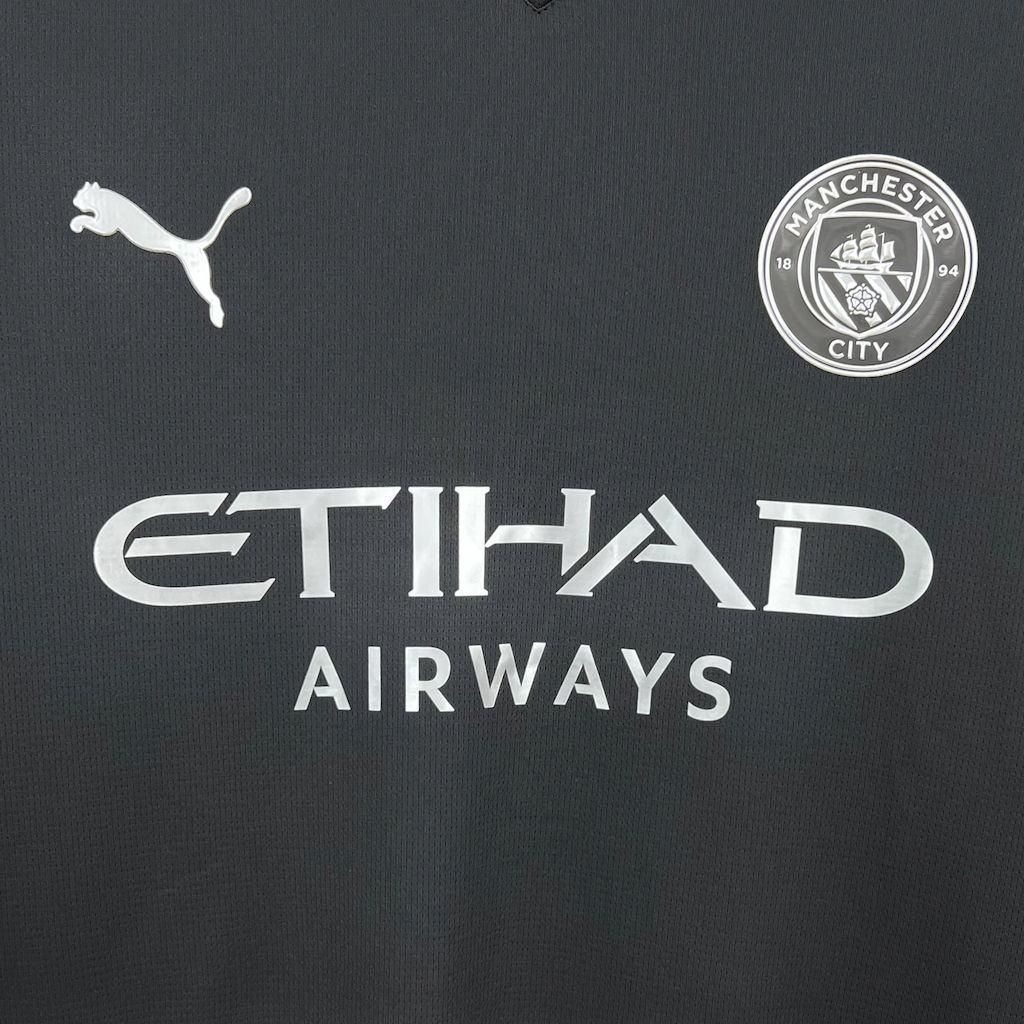 Manchester City Black 3th Away Football Shirt 2025/2026 Fan Version - Image 6