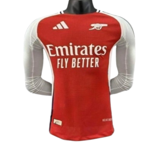 Arsenal Home Long Sleeve Jersey Player Version 2024-25
