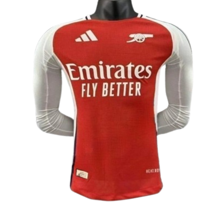 Arsenal Home Long Sleeve Jersey Player Version 2024-25