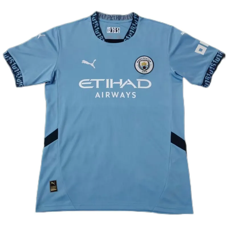24-25 Manchester City Home Whole Kit Jersey+Shorts+Socks - Image 9