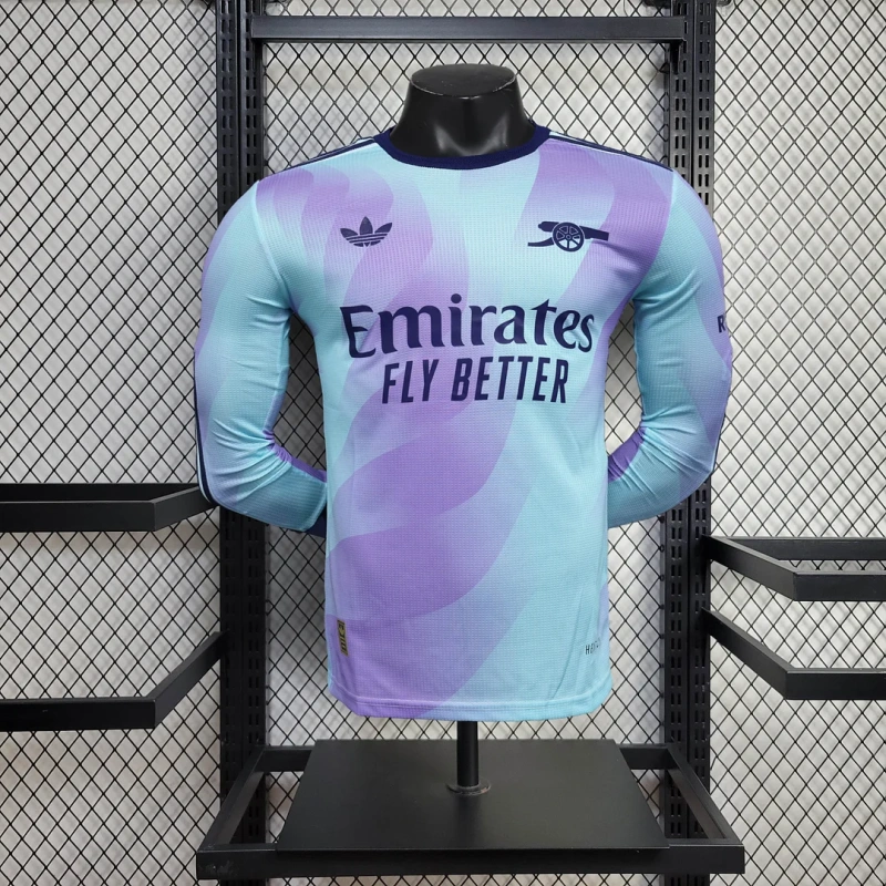 Arsenal Third Away Long Sleeve Jersey Player Version 2024-25 - Image 2