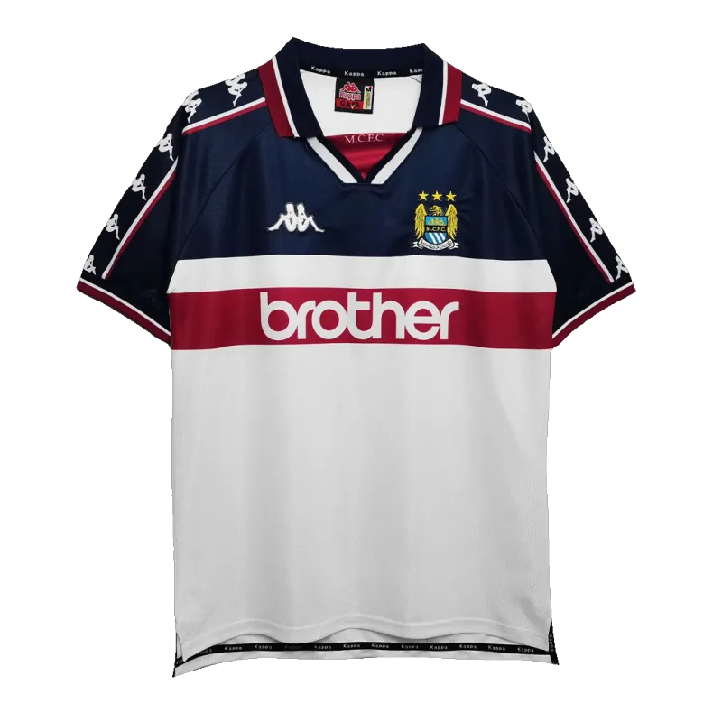 Manchester City 1997-98 Retro Away Jersey
