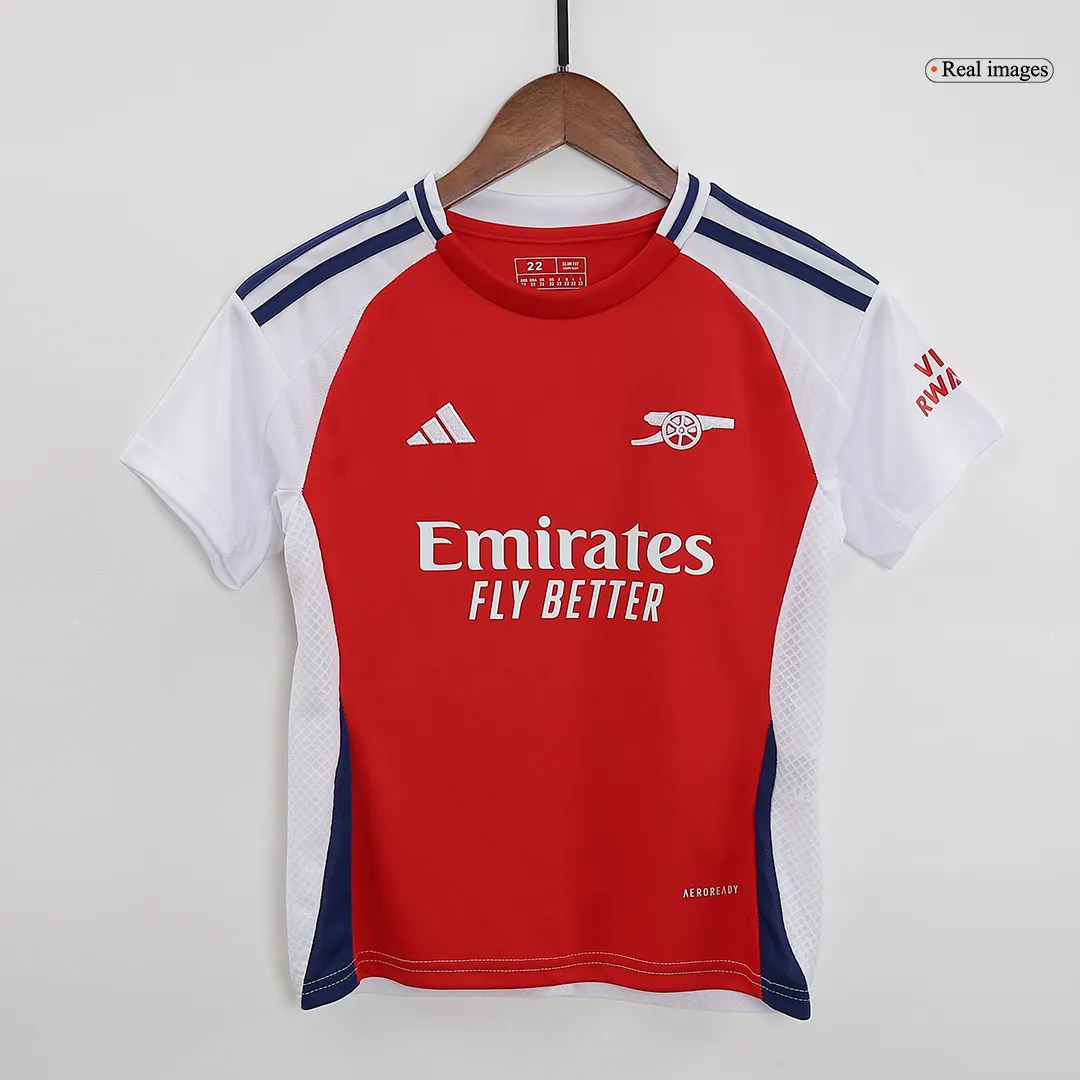 Kids Arsenal Home Jersey Kits(Jersey+Shorts+Socks) 2024-25 - Image 7
