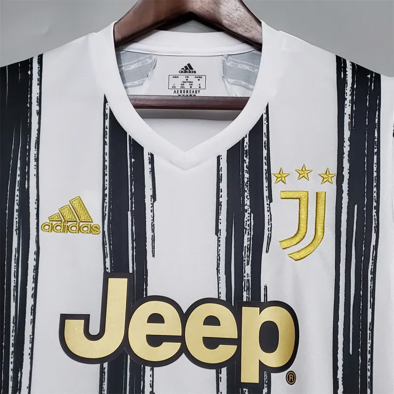 20-21 Juventus Home Soccer Retro Jerseys Shirt - Image 10