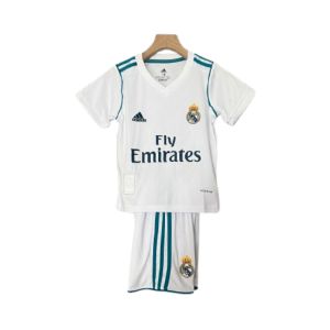real madrid 17-18 Home Retro Kids Kit Soccer Jersey