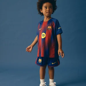 Younger kids home kit 25/26 FC Barcelona