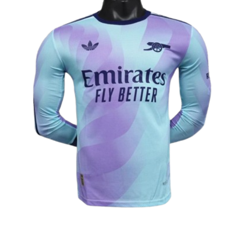 Arsenal Third Away Long Sleeve Jersey Player Version 2024-25