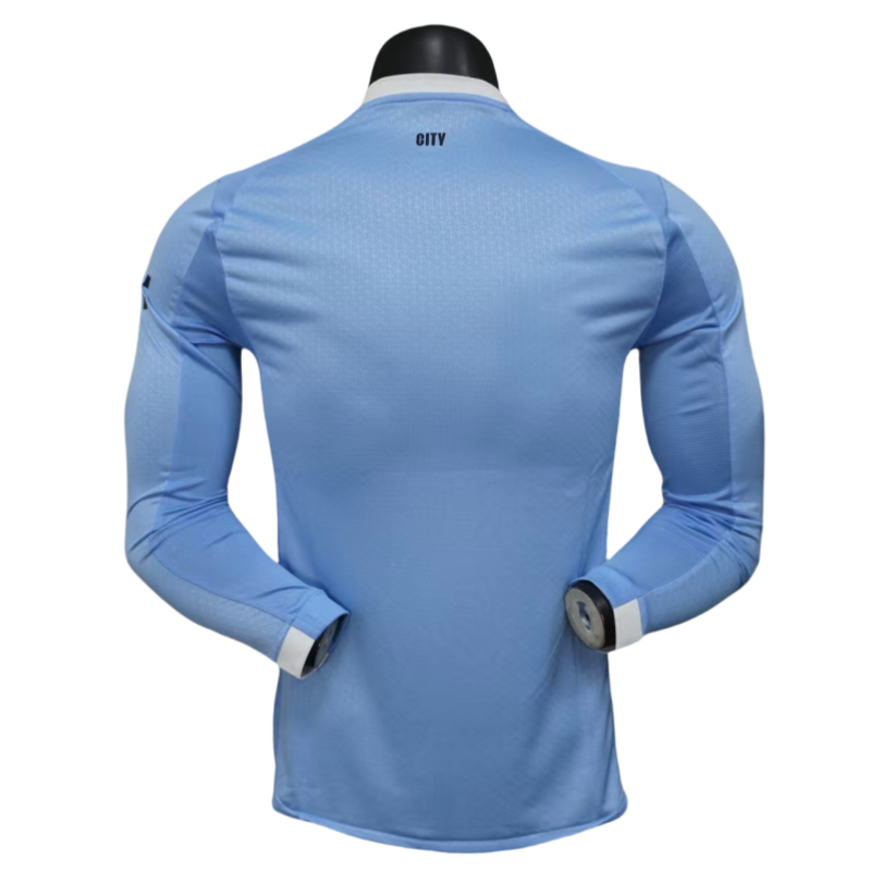 Manchester City Soccer Shirt Home Shirt player version Long Sleeve 2025-26 - Image 2