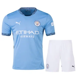 Manchester City 2024/25 Home Kit(Jersey+Shorts)